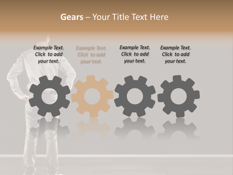 Group People Supervisor PowerPoint Template