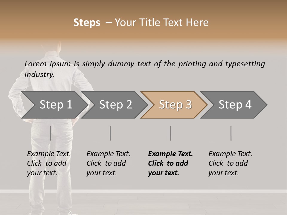 Group People Supervisor PowerPoint Template