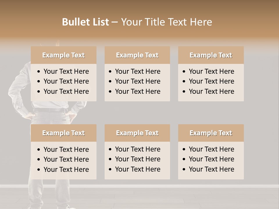Group People Supervisor PowerPoint Template