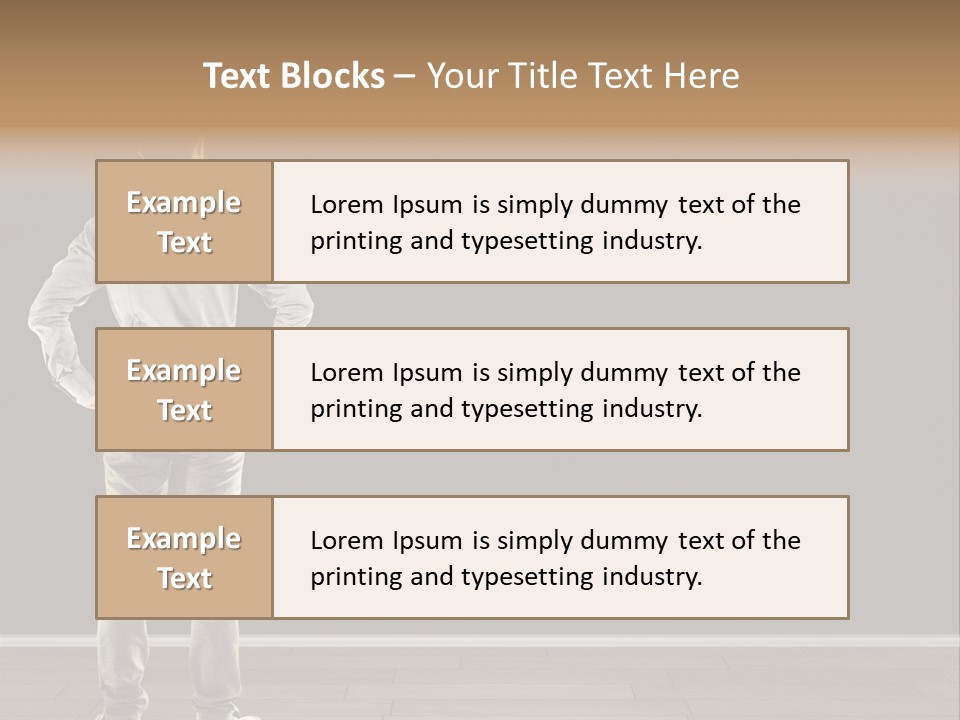 Group People Supervisor PowerPoint Template