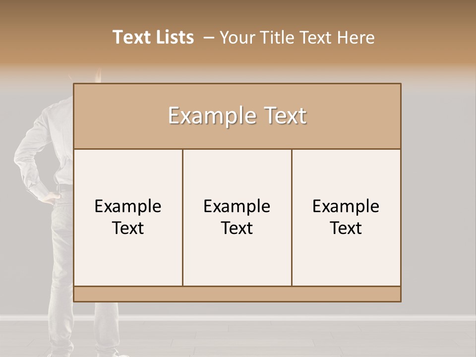 Group People Supervisor PowerPoint Template