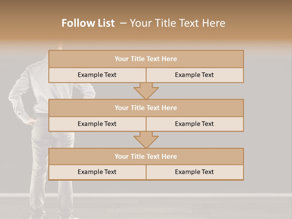 Group People Supervisor PowerPoint Template