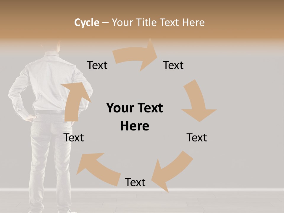 Group People Supervisor PowerPoint Template