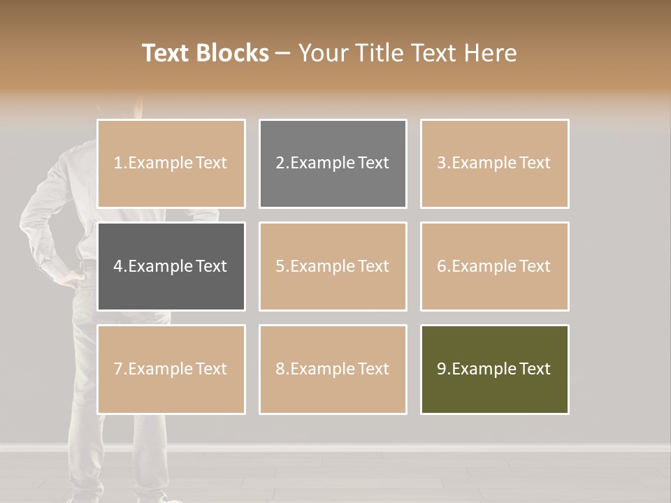 Group People Supervisor PowerPoint Template