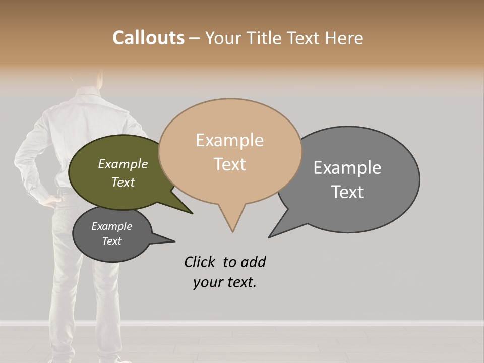 Group People Supervisor PowerPoint Template