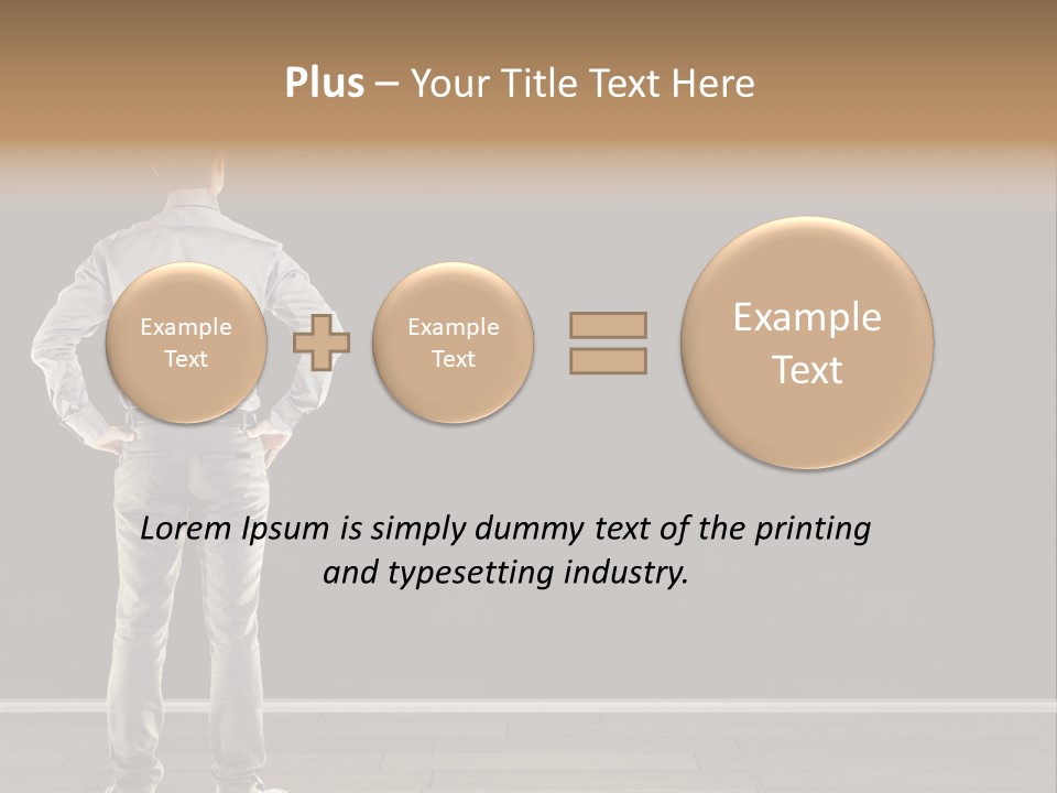 Group People Supervisor PowerPoint Template