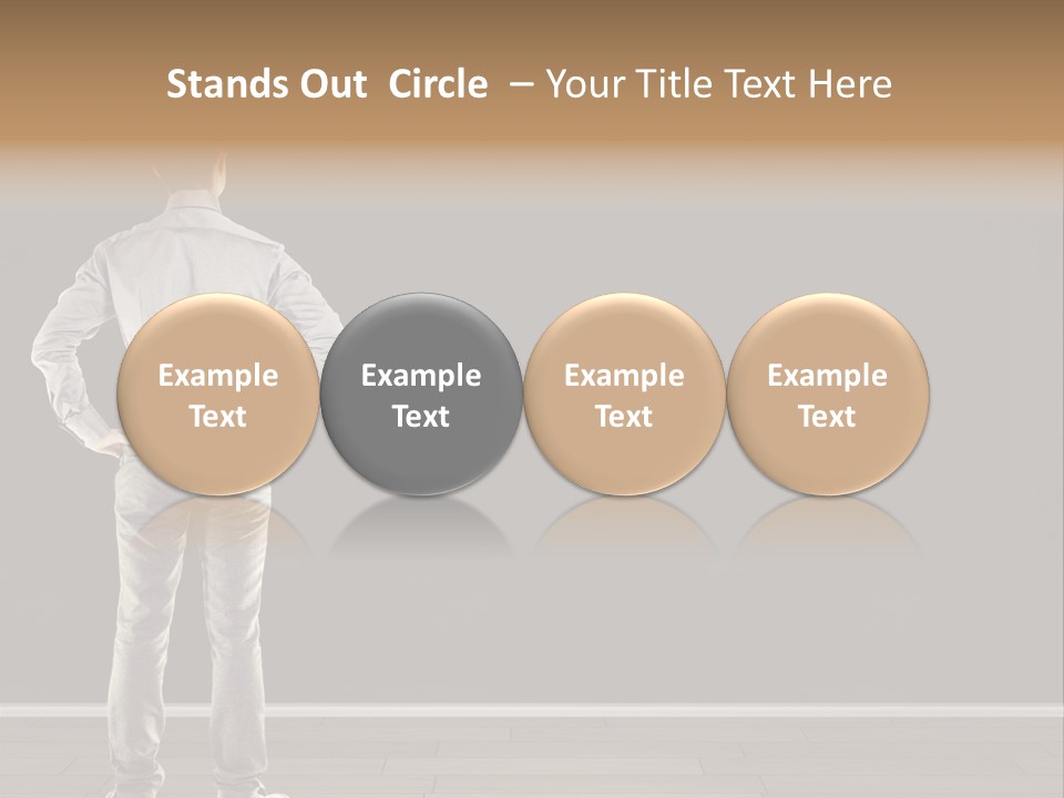 Group People Supervisor PowerPoint Template