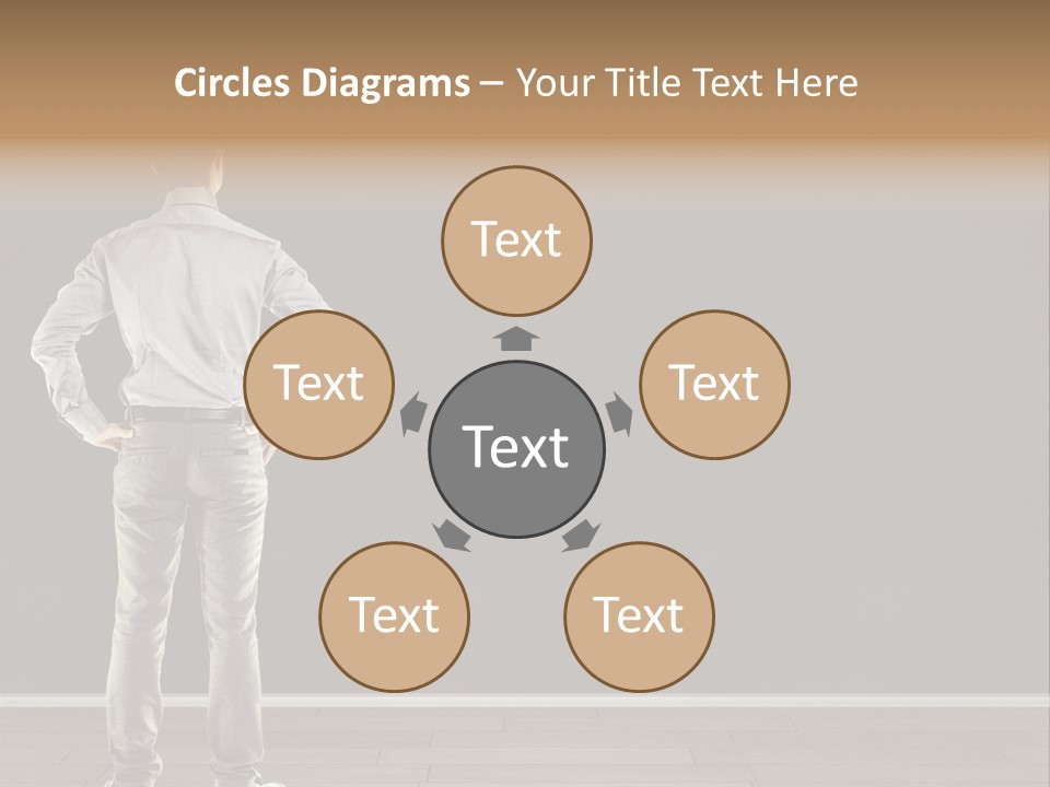 Group People Supervisor PowerPoint Template