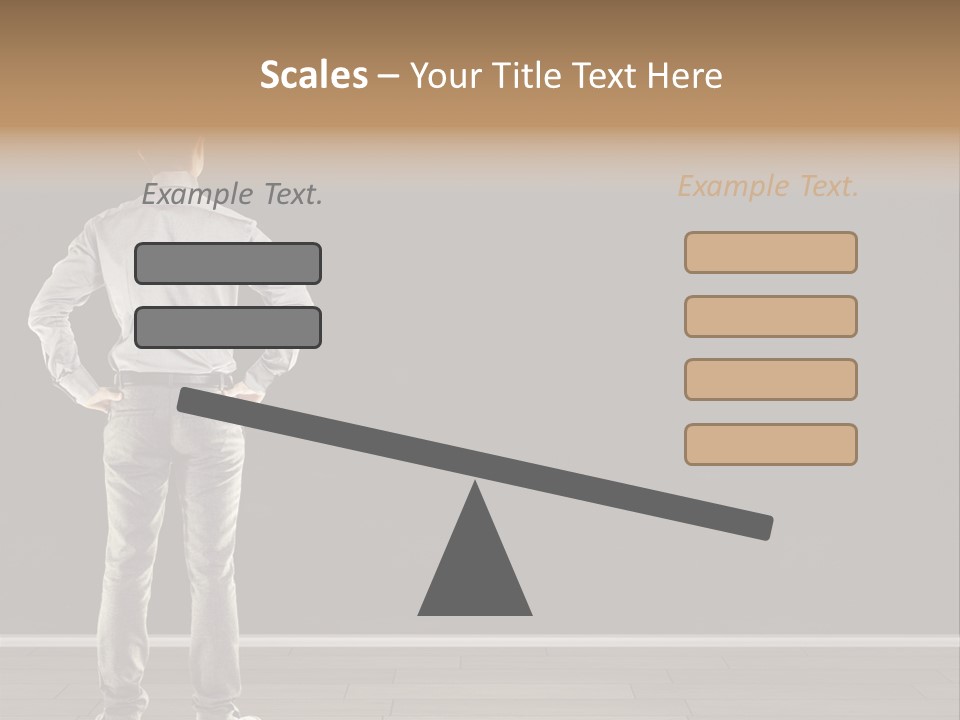 Group People Supervisor PowerPoint Template