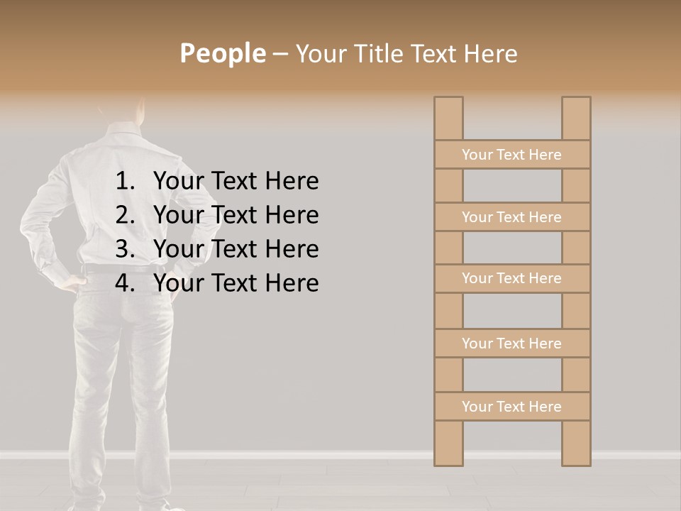 Group People Supervisor PowerPoint Template