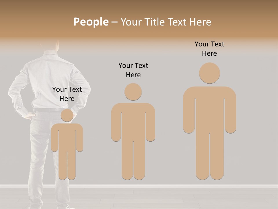 Group People Supervisor PowerPoint Template