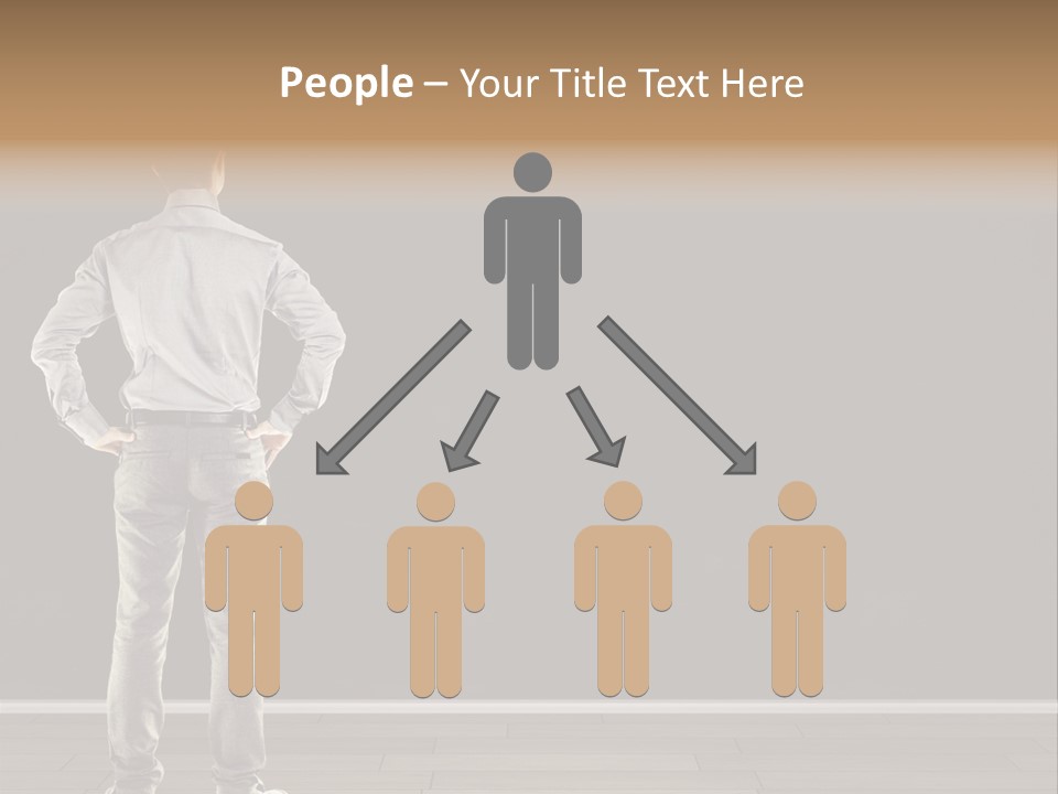 Group People Supervisor PowerPoint Template