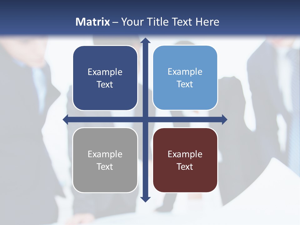 Group People Supervisor PowerPoint Template