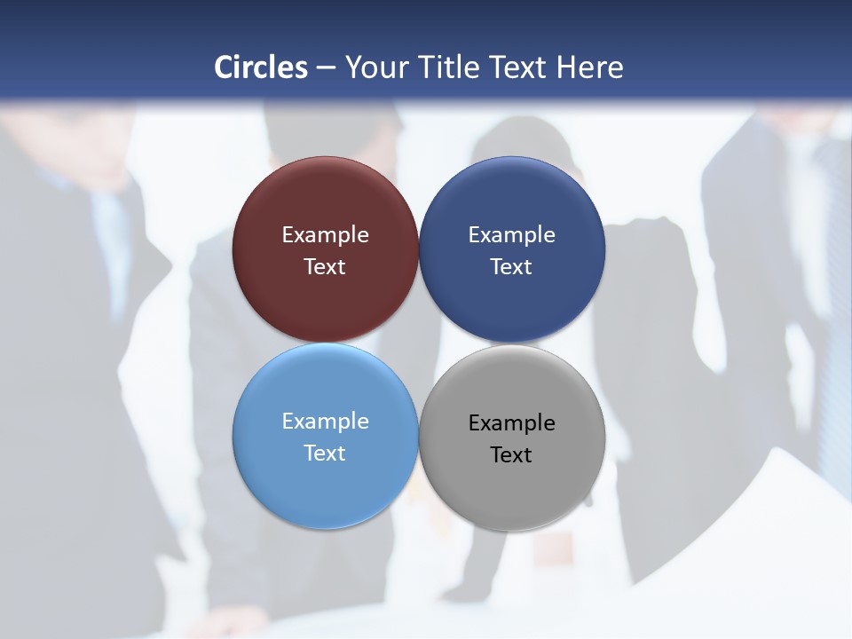 Group People Supervisor PowerPoint Template