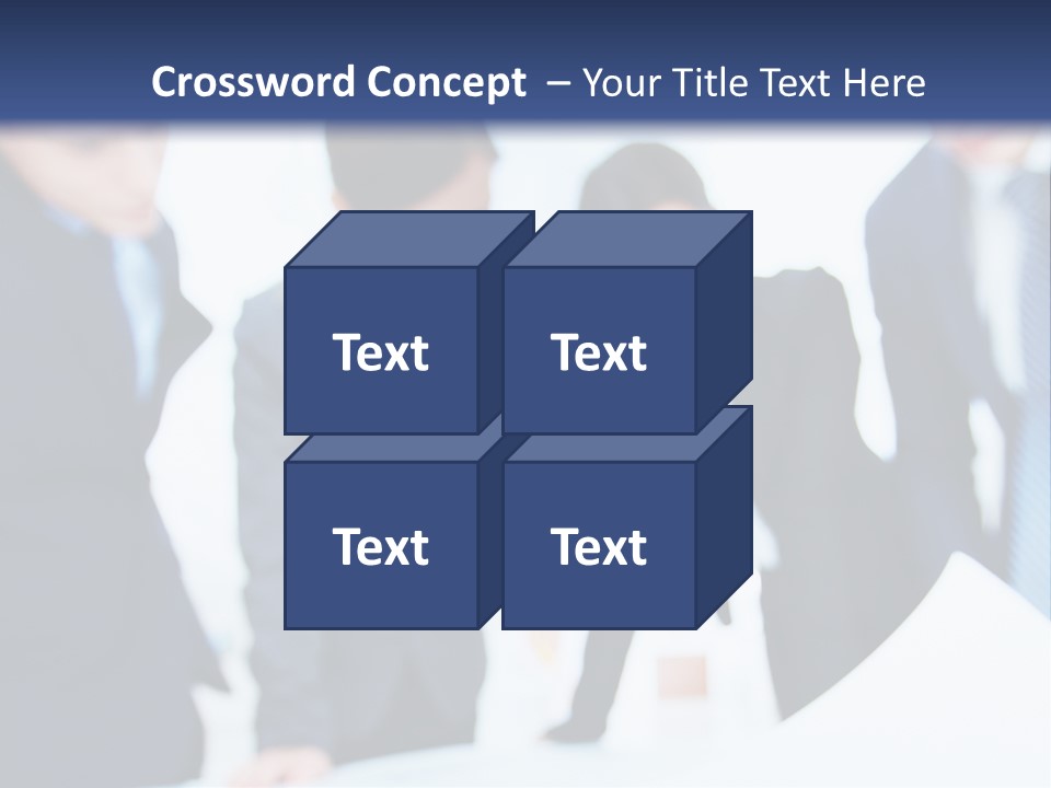 Group People Supervisor PowerPoint Template