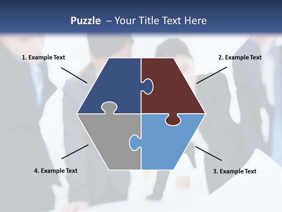 Group People Supervisor PowerPoint Template