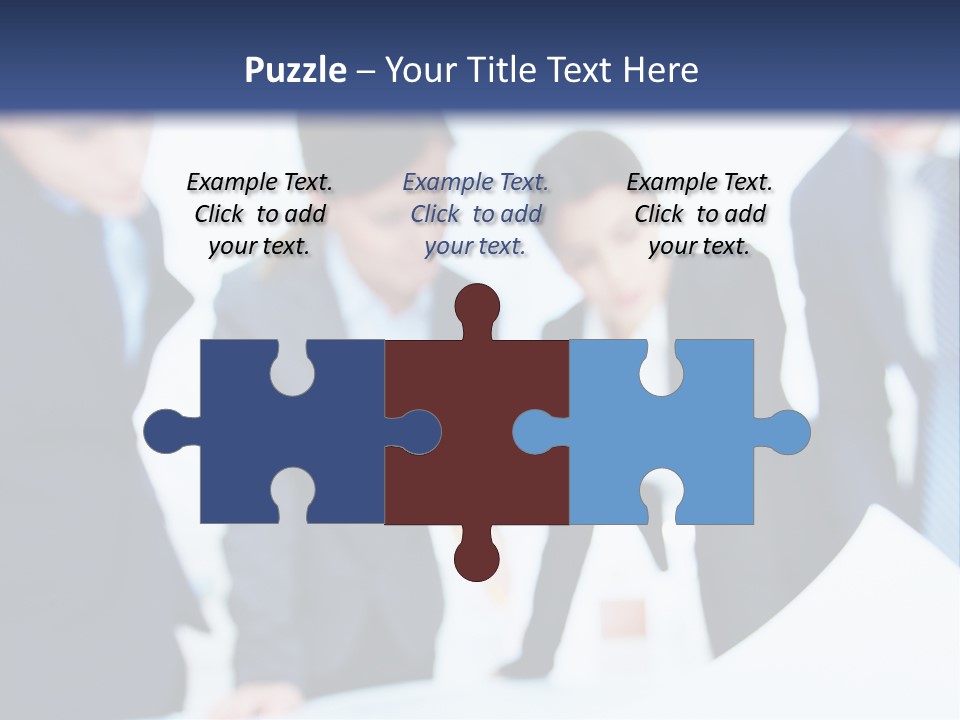 Group People Supervisor PowerPoint Template