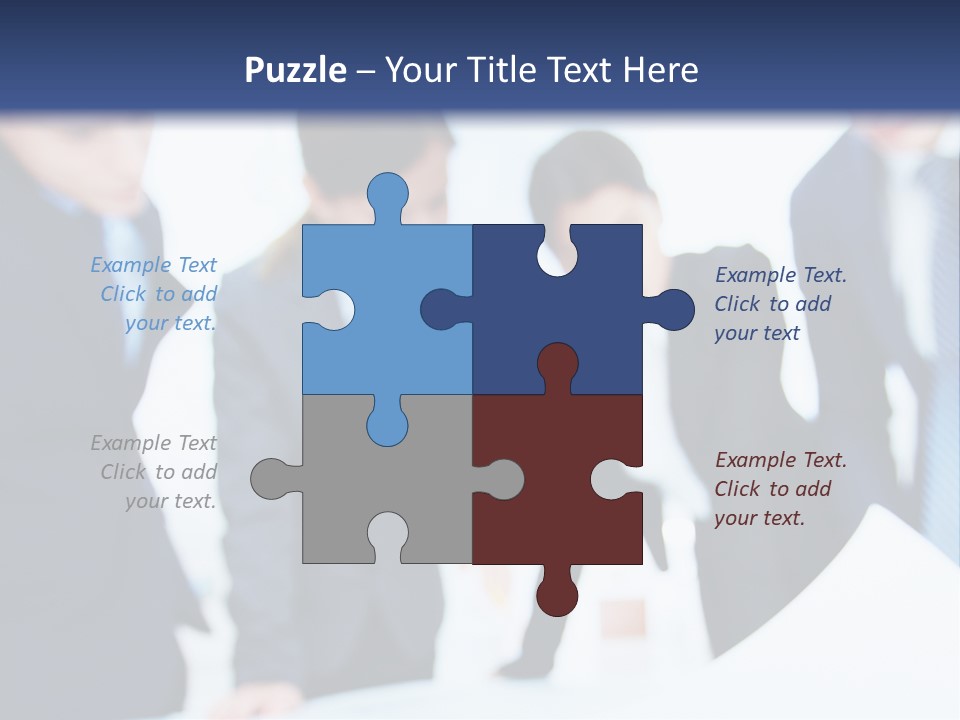 Group People Supervisor PowerPoint Template