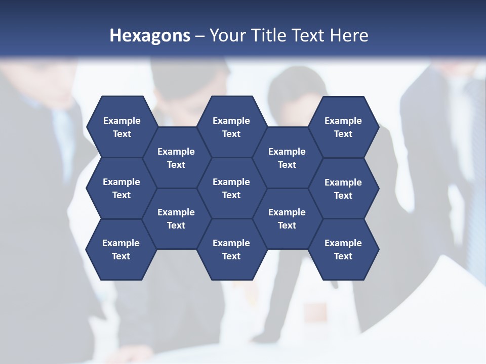 Group People Supervisor PowerPoint Template