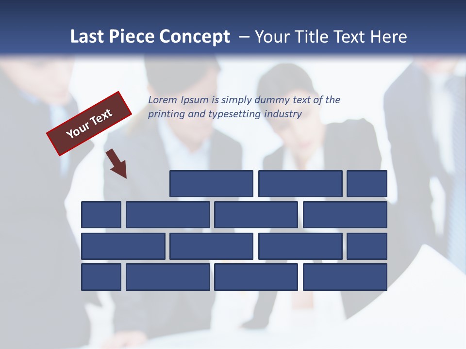 Group People Supervisor PowerPoint Template