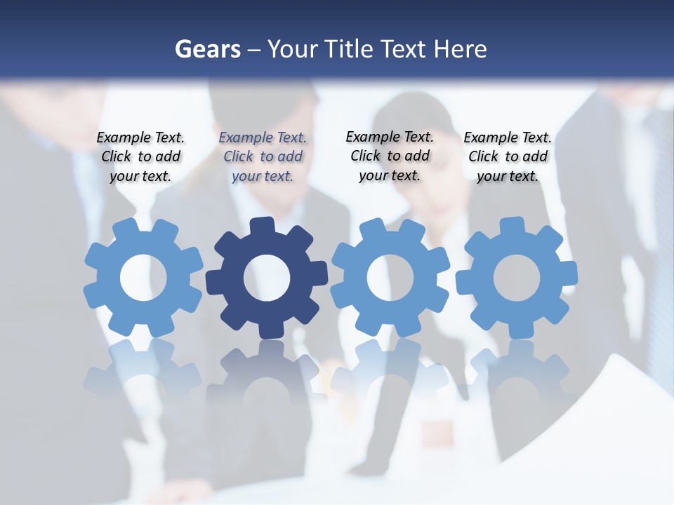 Group People Supervisor PowerPoint Template