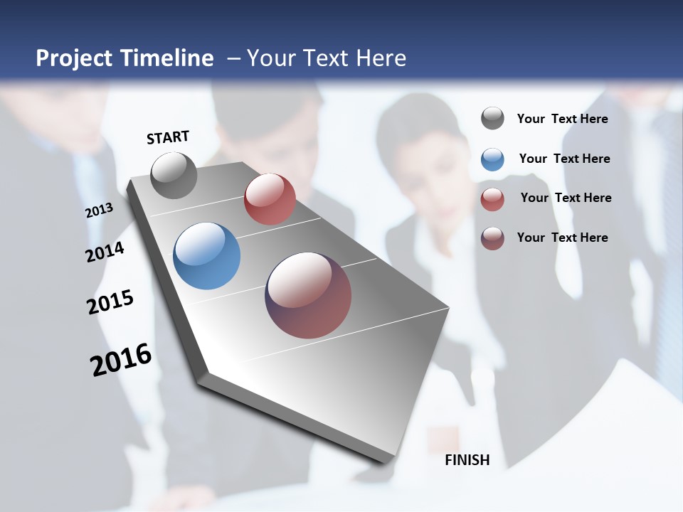 Group People Supervisor PowerPoint Template