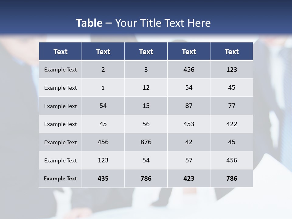 Group People Supervisor PowerPoint Template