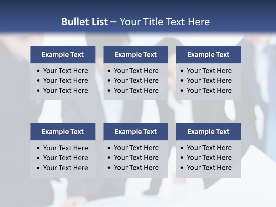 Group People Supervisor PowerPoint Template
