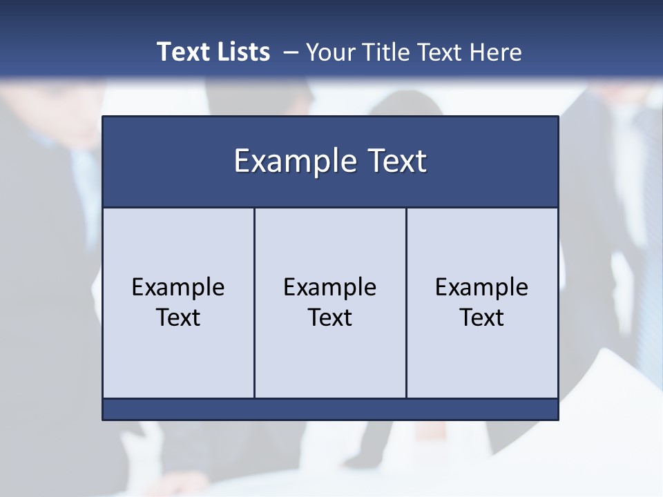 Group People Supervisor PowerPoint Template