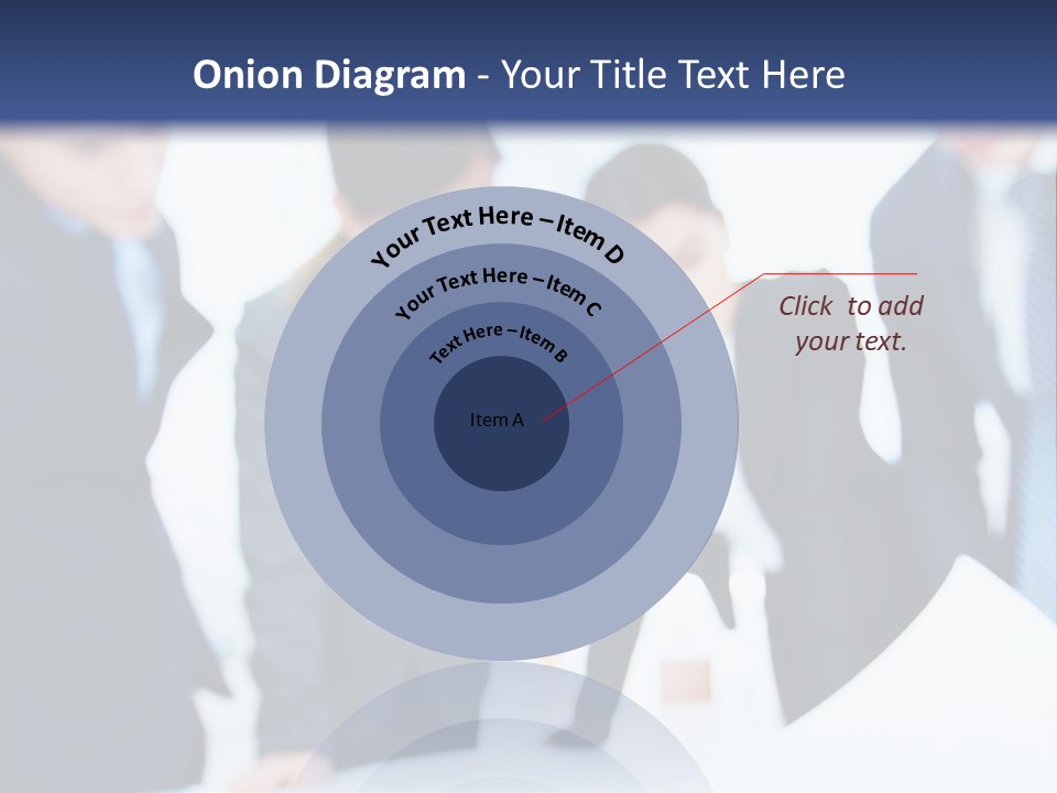 Group People Supervisor PowerPoint Template