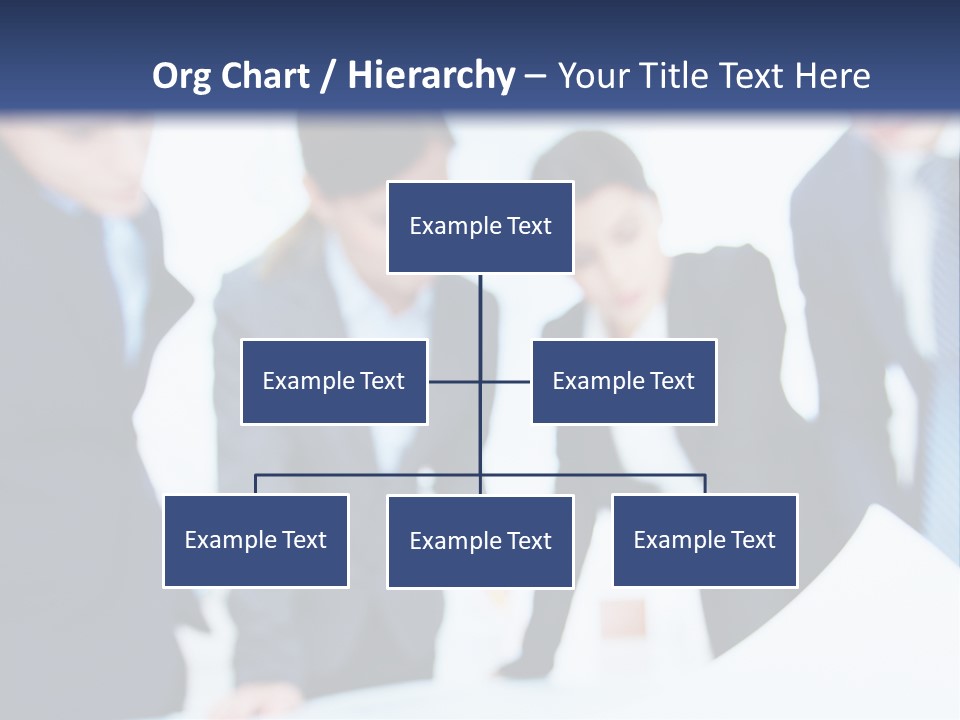 Group People Supervisor PowerPoint Template