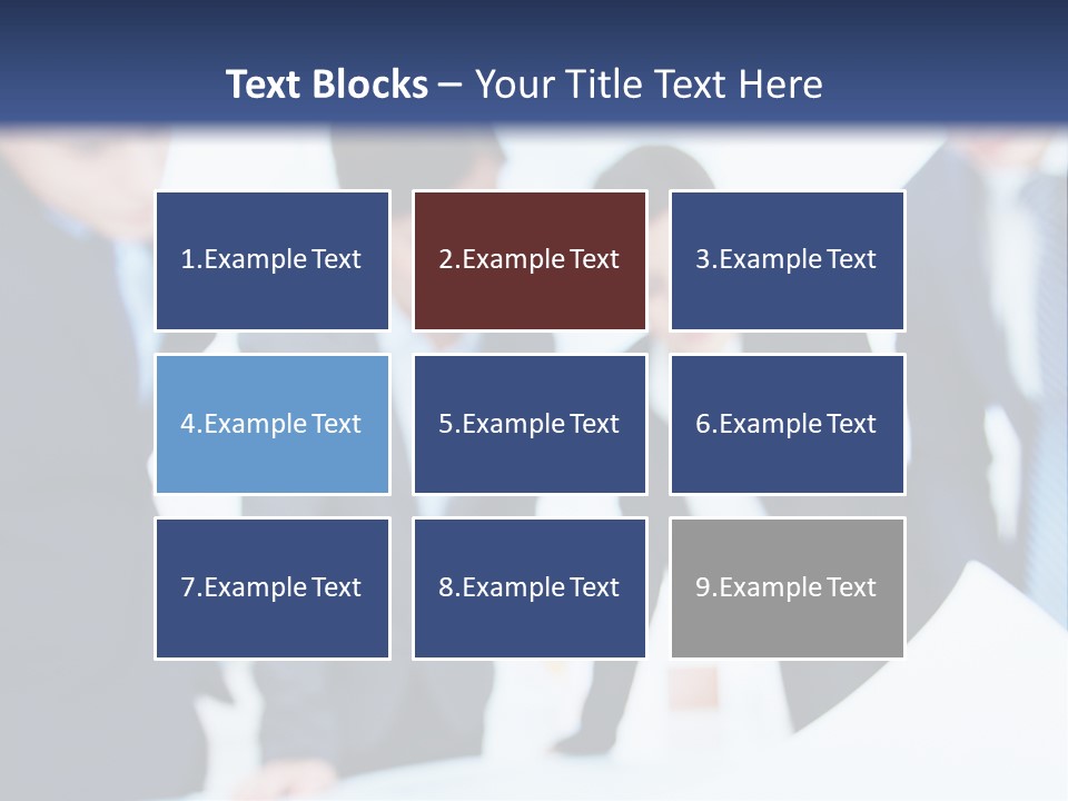 Group People Supervisor PowerPoint Template