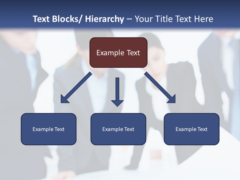 Group People Supervisor PowerPoint Template