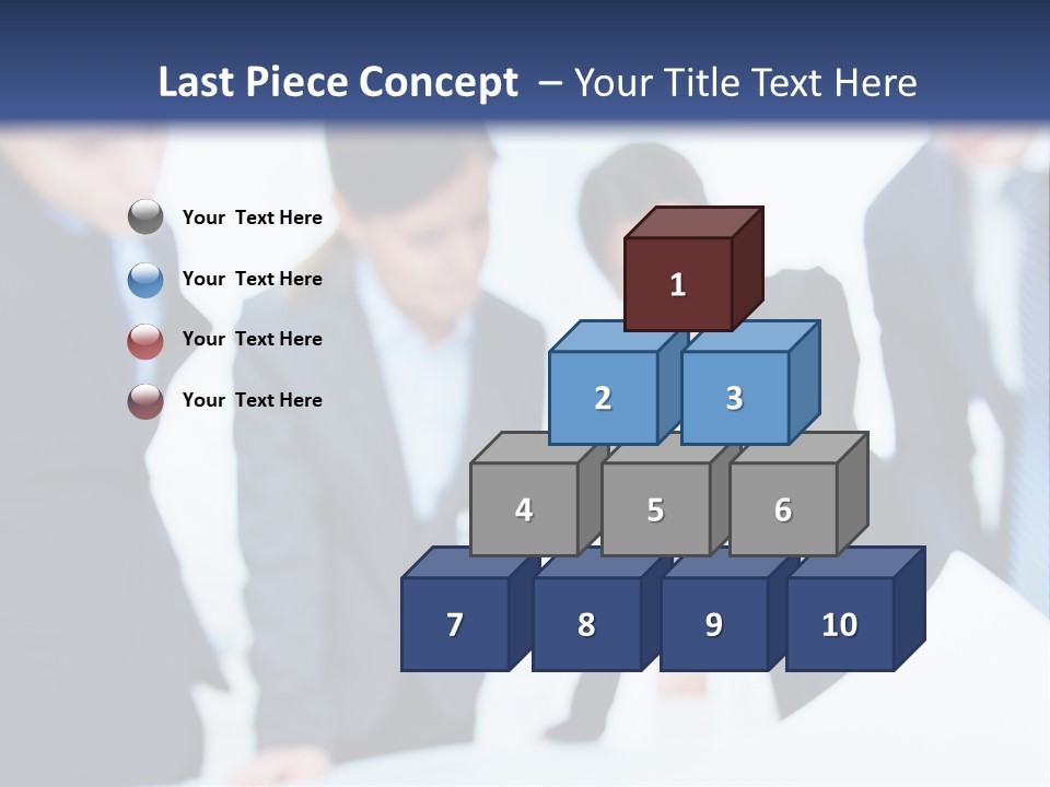 Group People Supervisor PowerPoint Template