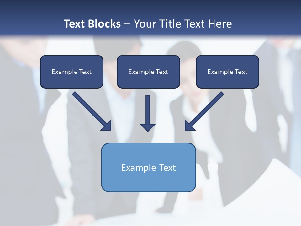 Group People Supervisor PowerPoint Template