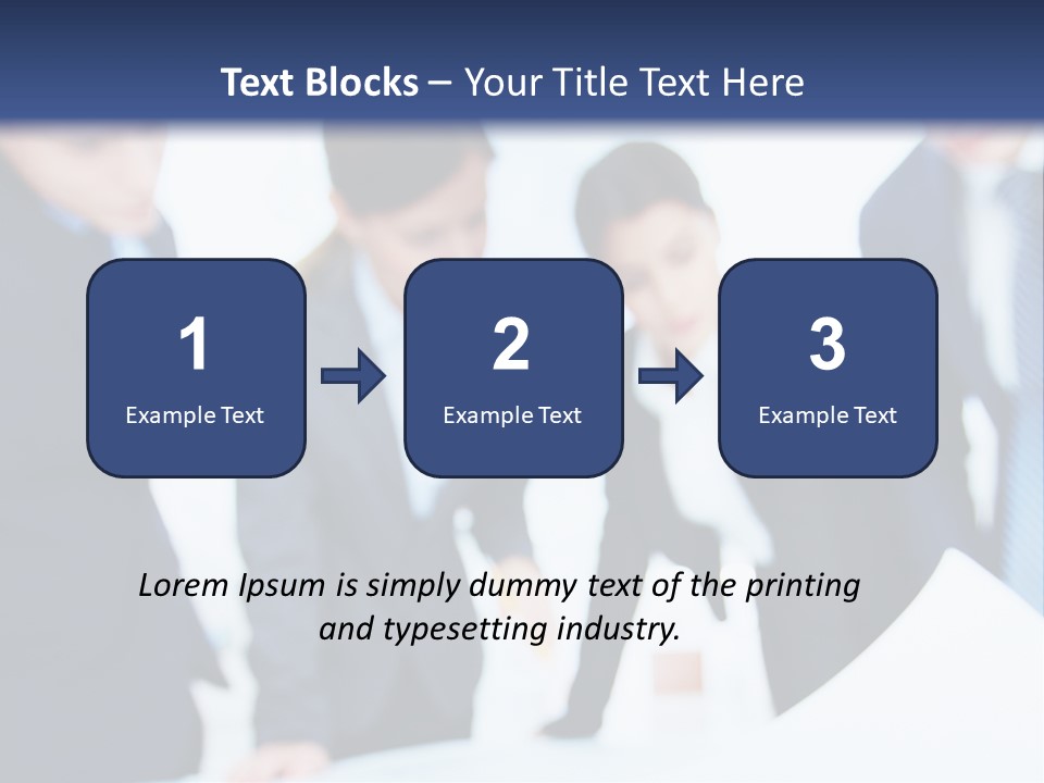 Group People Supervisor PowerPoint Template