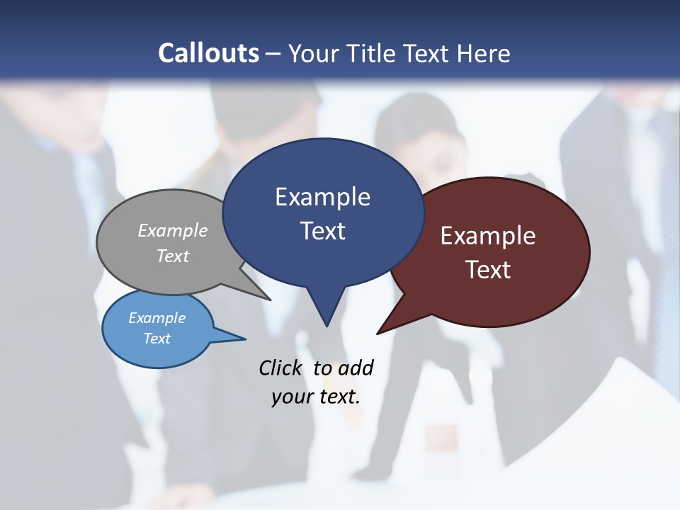 Group People Supervisor PowerPoint Template