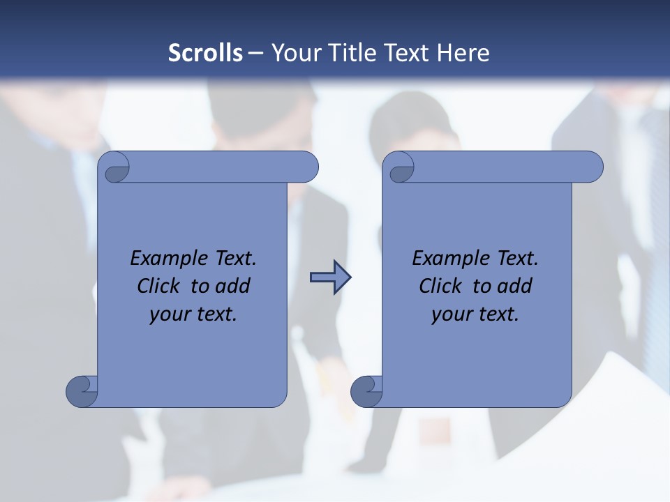Group People Supervisor PowerPoint Template