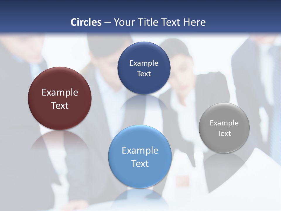 Group People Supervisor PowerPoint Template