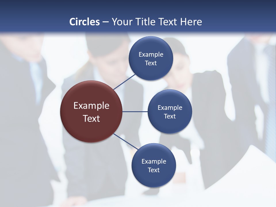 Group People Supervisor PowerPoint Template