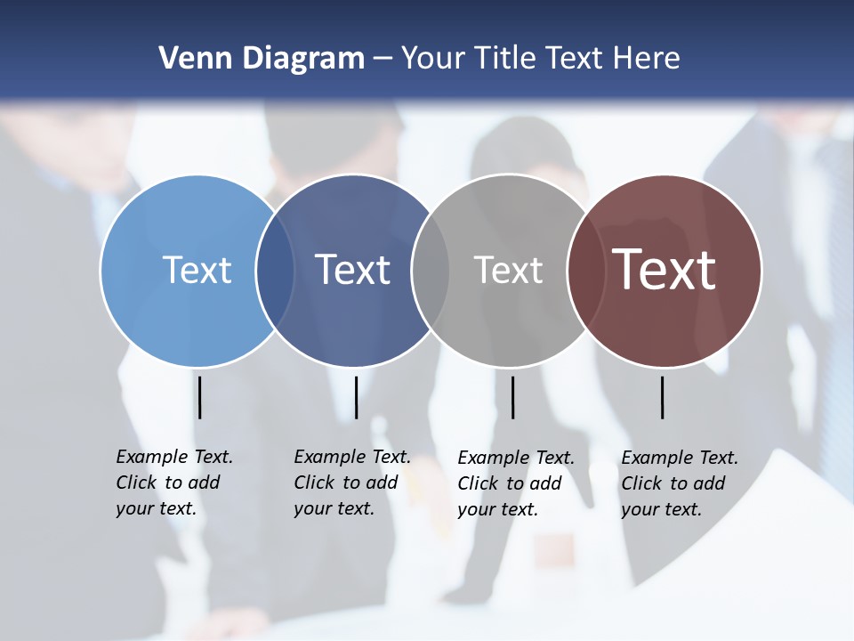Group People Supervisor PowerPoint Template