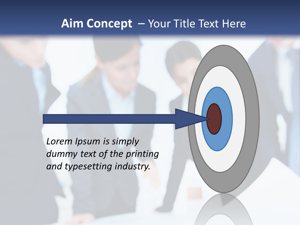 Group People Supervisor PowerPoint Template