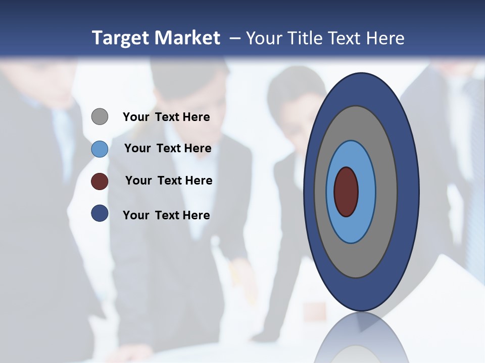 Group People Supervisor PowerPoint Template