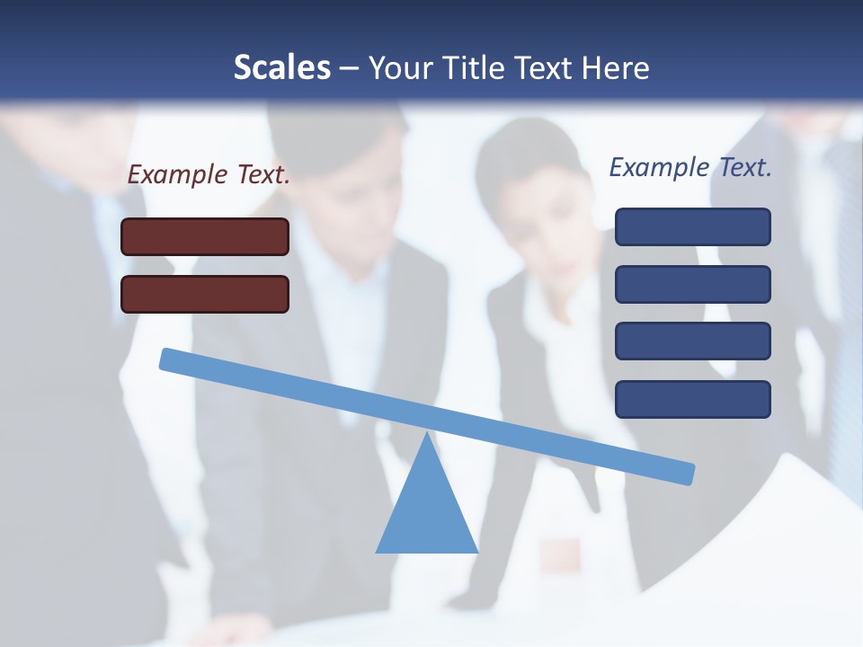 Group People Supervisor PowerPoint Template