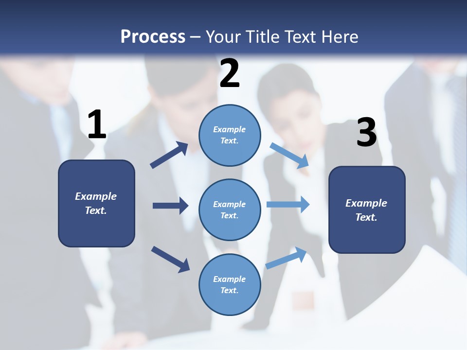 Group People Supervisor PowerPoint Template