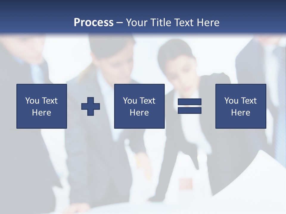 Group People Supervisor PowerPoint Template