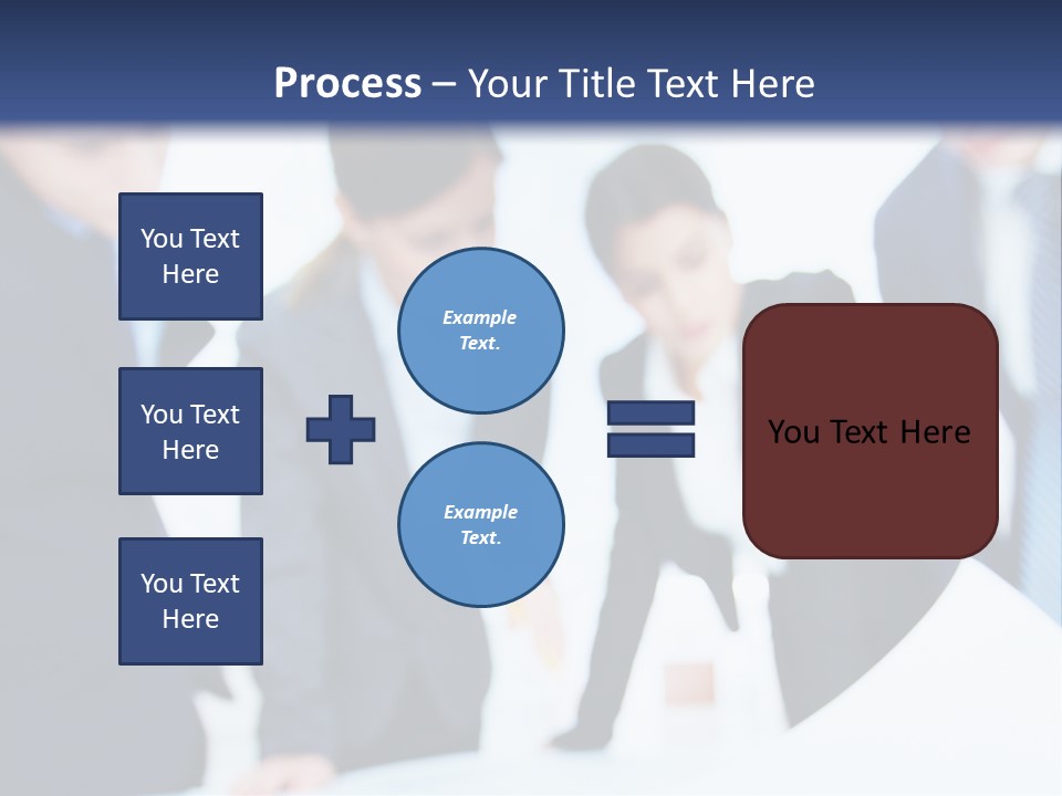 Group People Supervisor PowerPoint Template