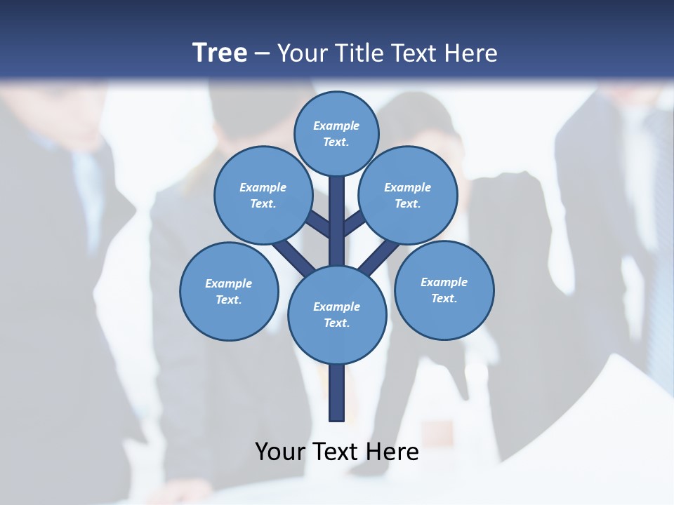 Group People Supervisor PowerPoint Template