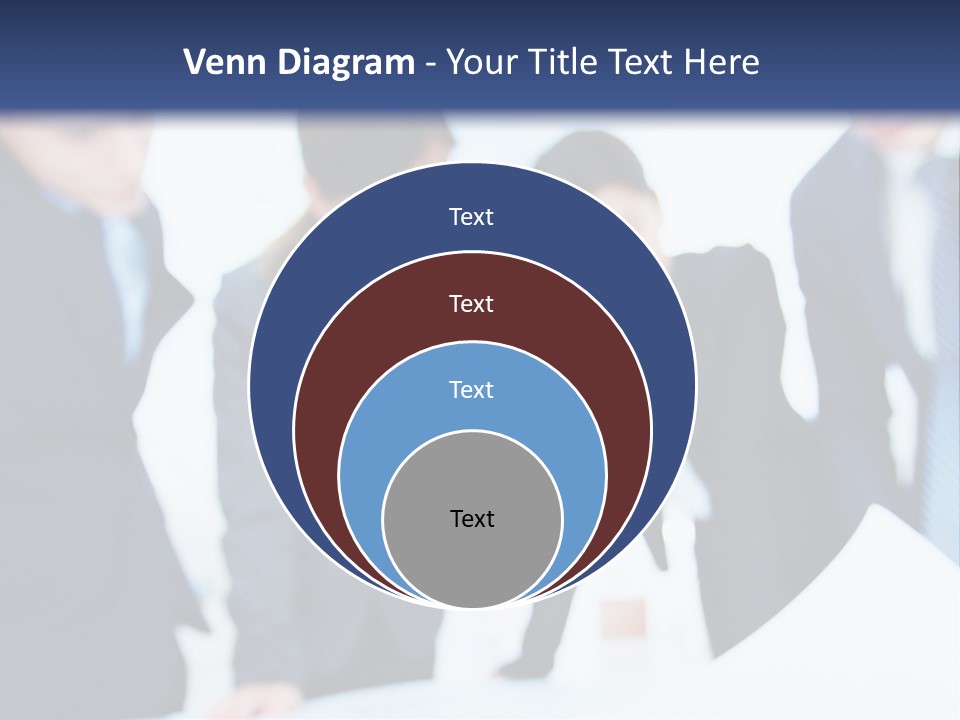 Group People Supervisor PowerPoint Template