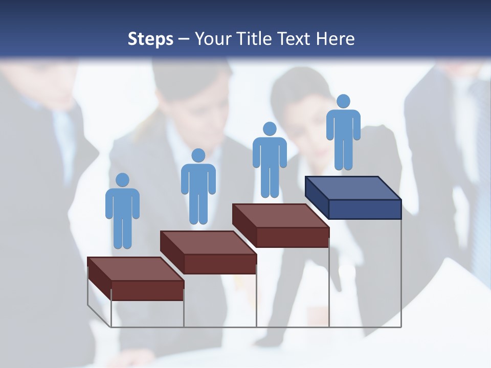 Group People Supervisor PowerPoint Template